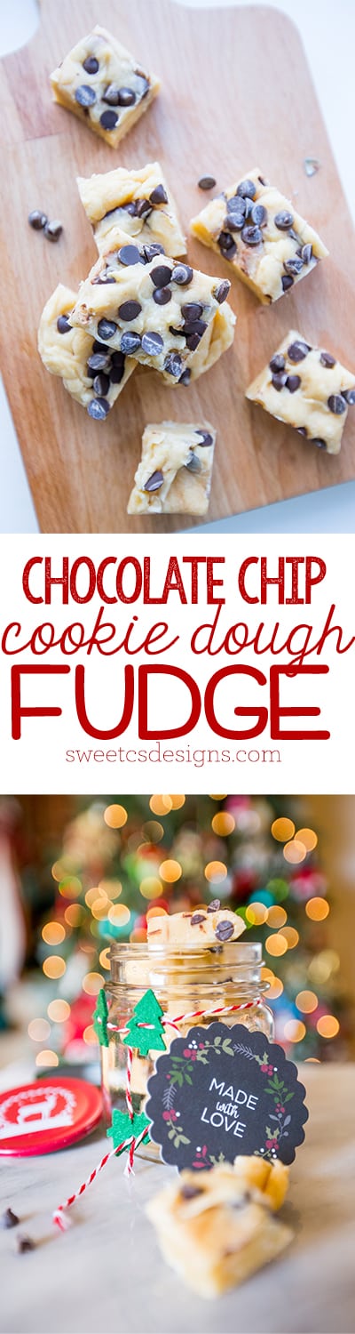 white fudge with chocolate chips in it