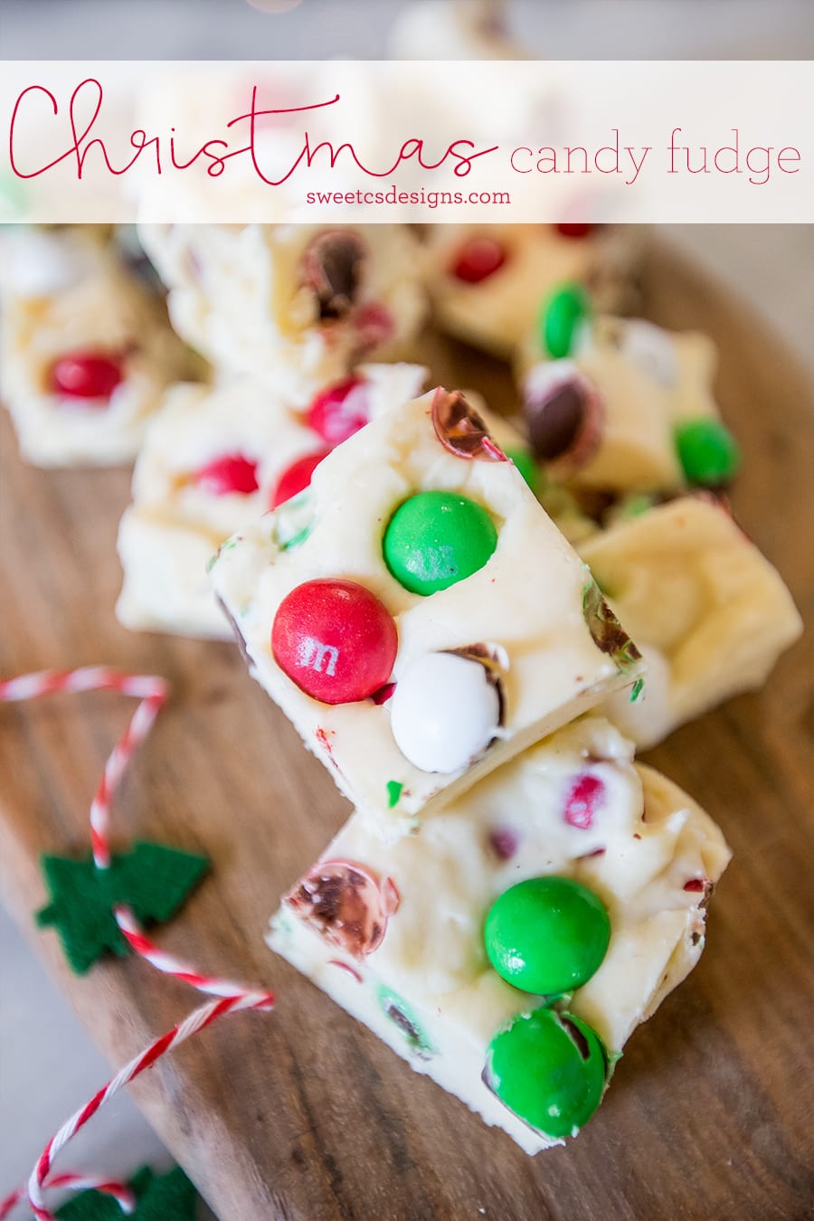 candy fudge- a perfect christmas gift!