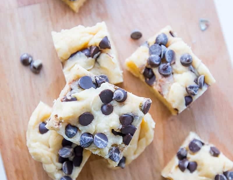 Chocolate Chip Cookie Dough Fudge