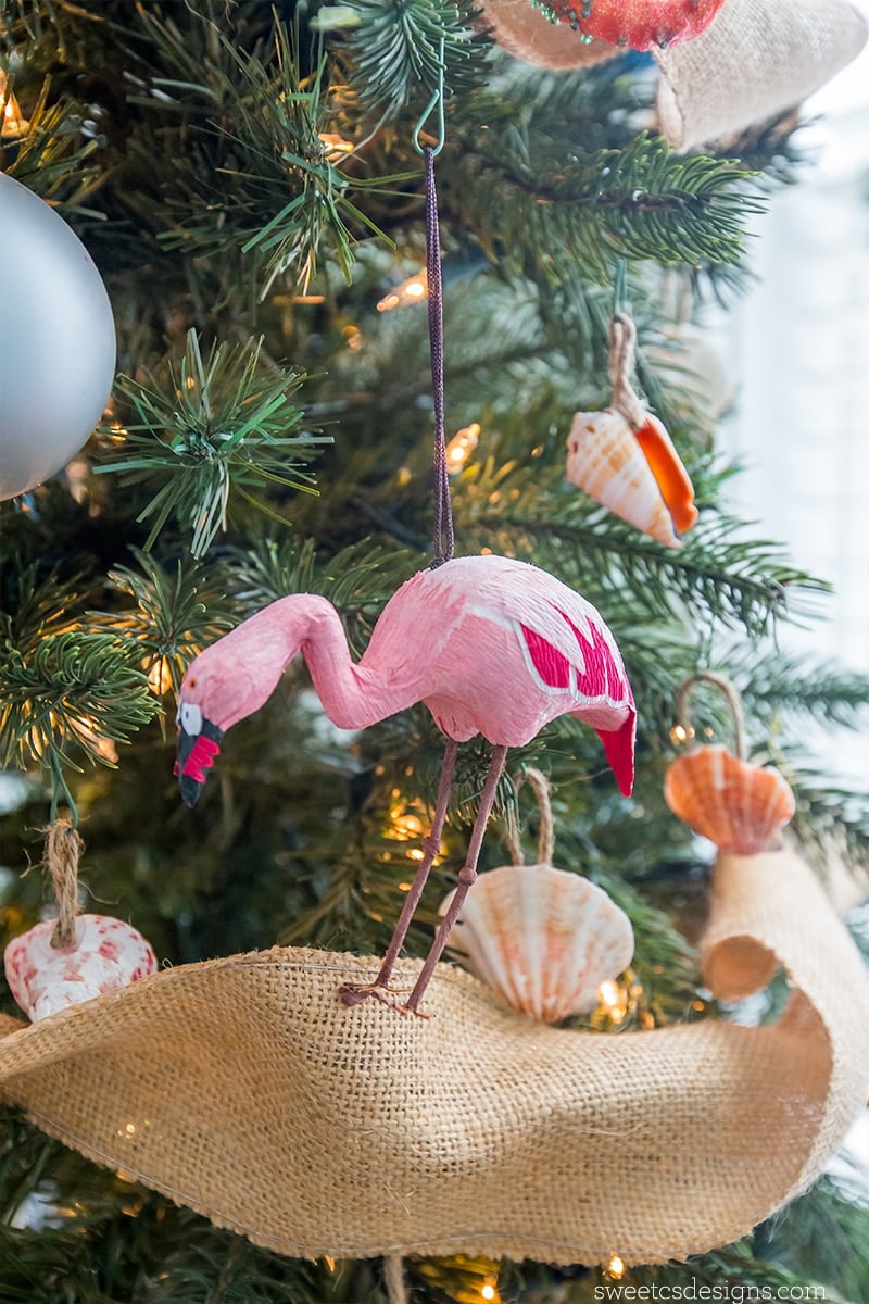 Love this adorable flamingo ornament from world market!