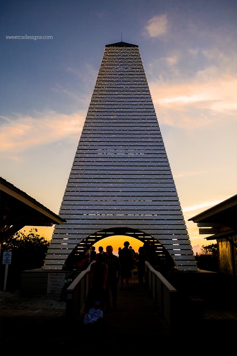 Seaside Florida at Christmas- I love how pretty the lights are!