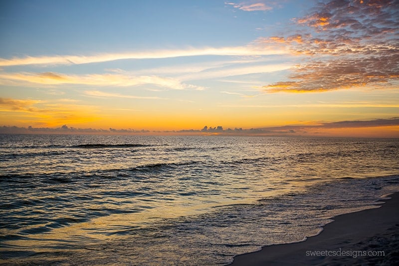 Sunset at the beach - Seaside Florida