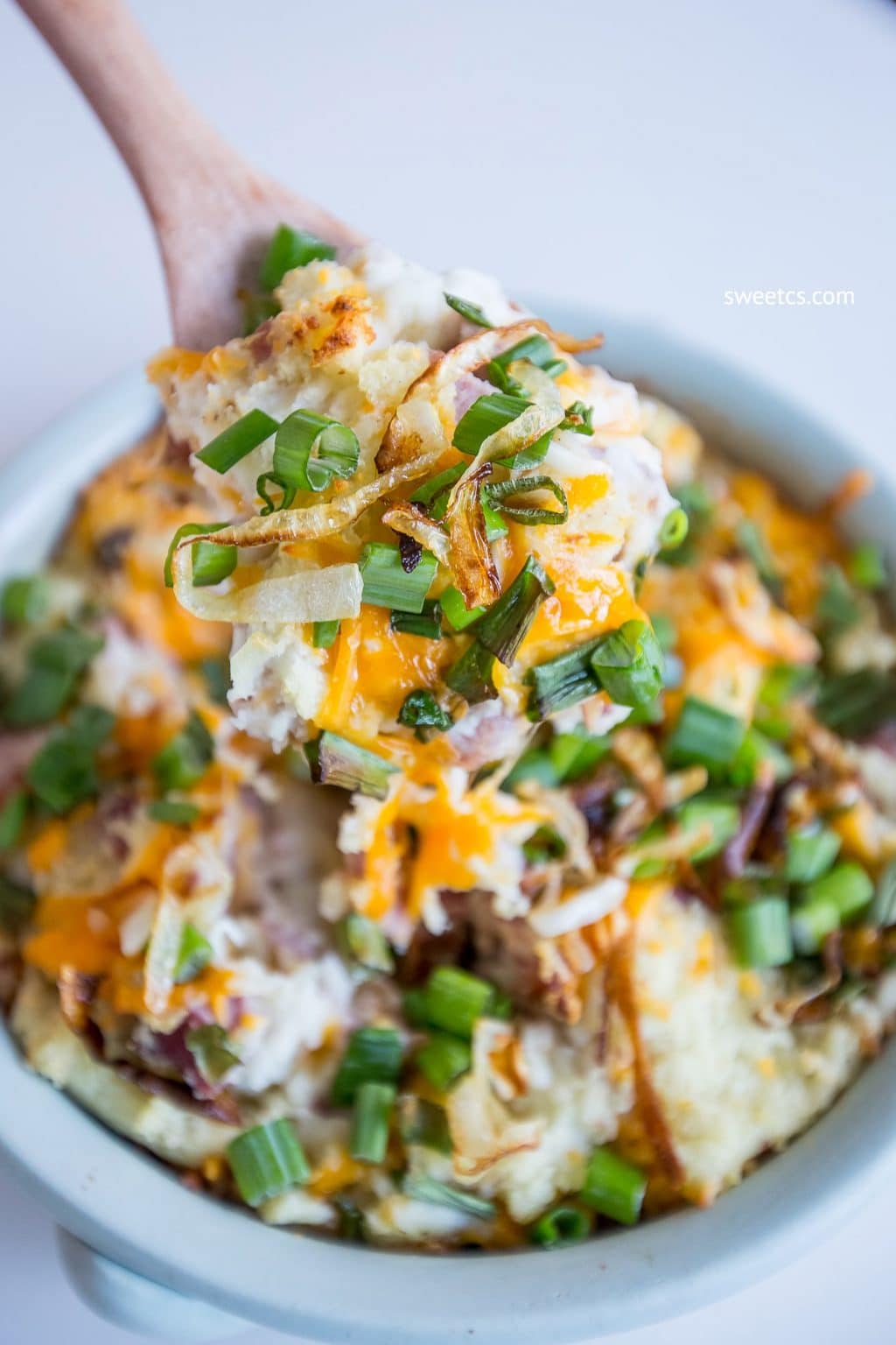 Cheesy Ham and Mashed Potato Casserole Sweet Cs Designs