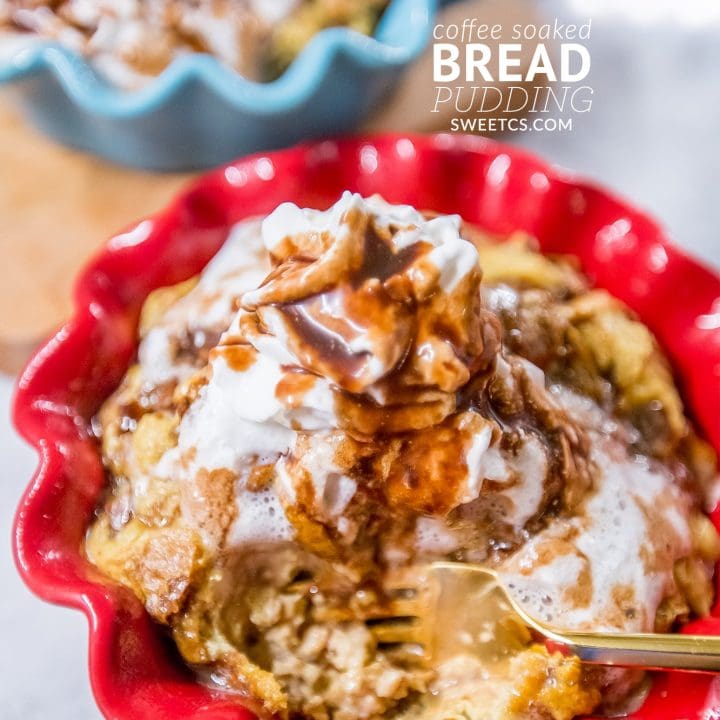 Coffee Soaked Bread Pudding