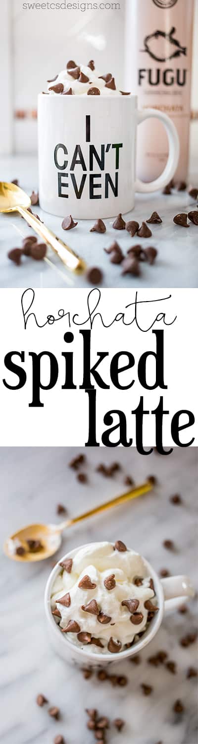 horchata spiked latte- so delicious!