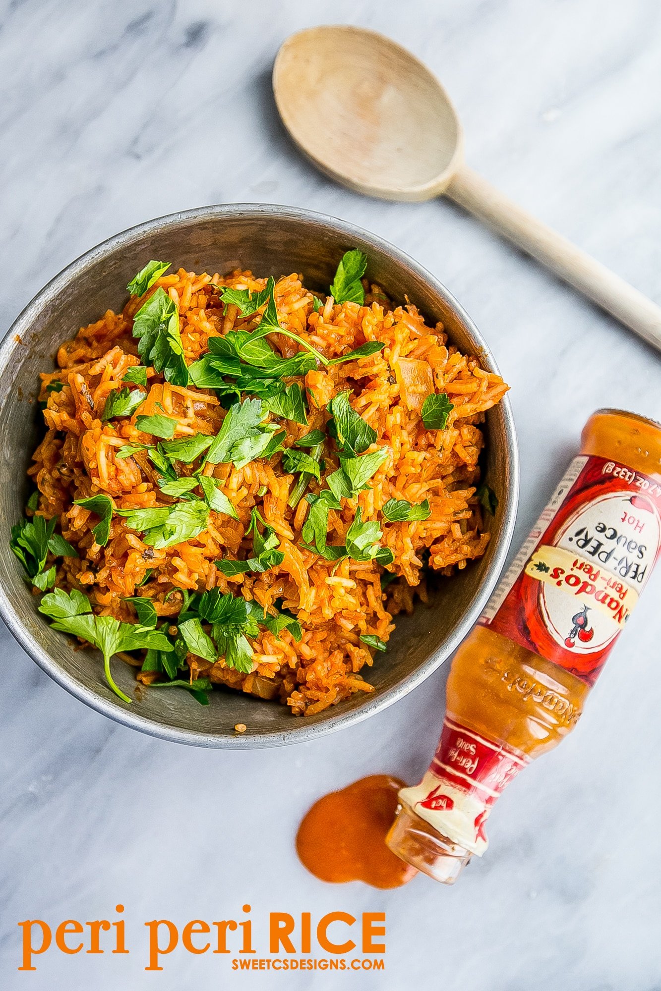 One Pot Knockoff Nando's Spicy Peri Peri Rice - Sweet Cs Designs