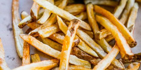 Homemade french fries recipe.