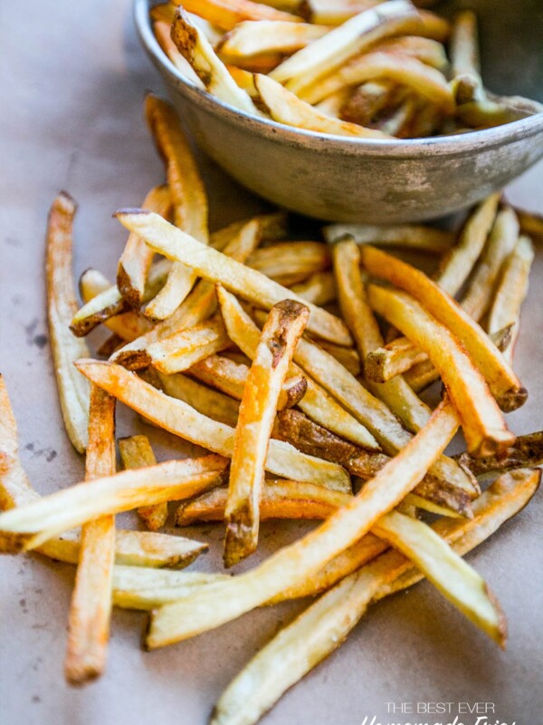 Homemade french fries recipe.