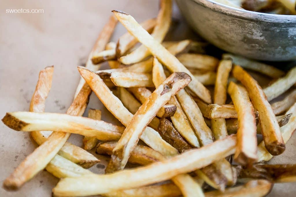 the best way to cook fries- love this trick!