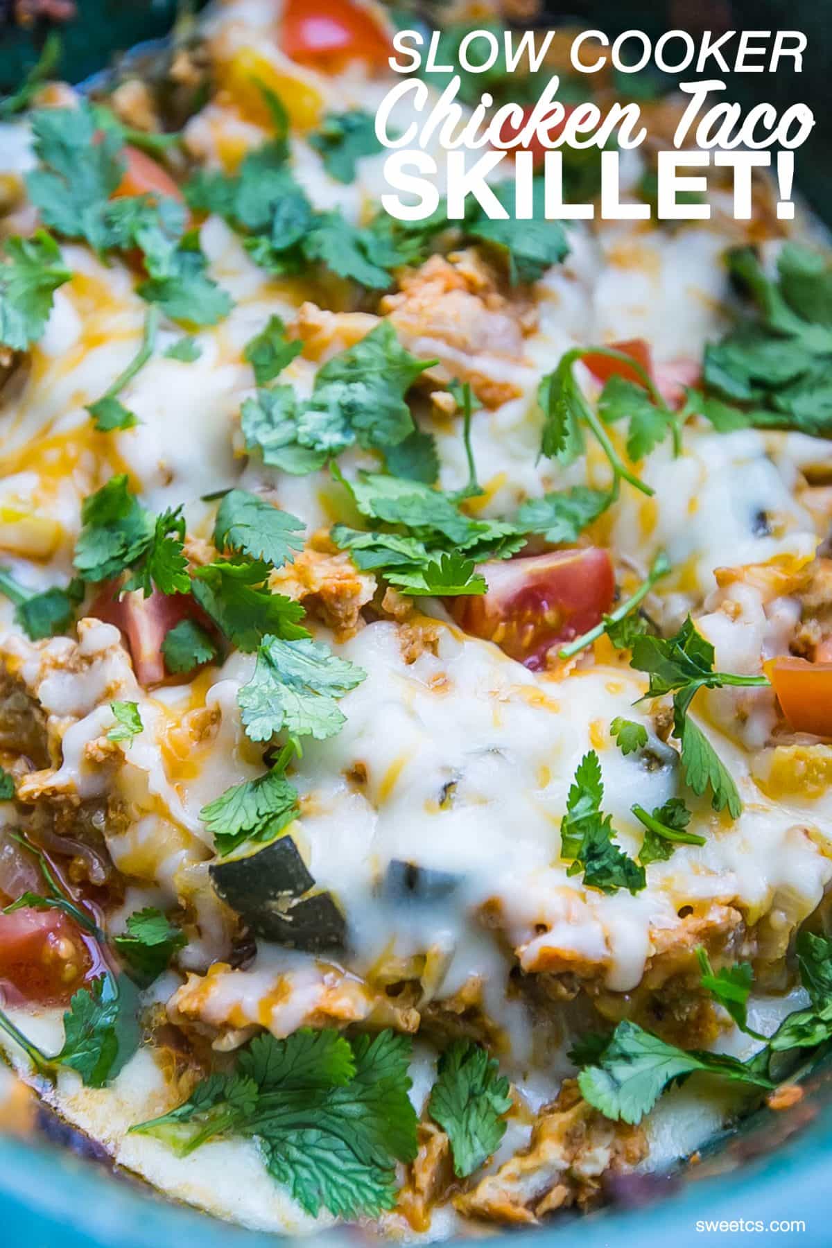 Slow Cooker Chicken Taco Bowls Sweet Cs Designs