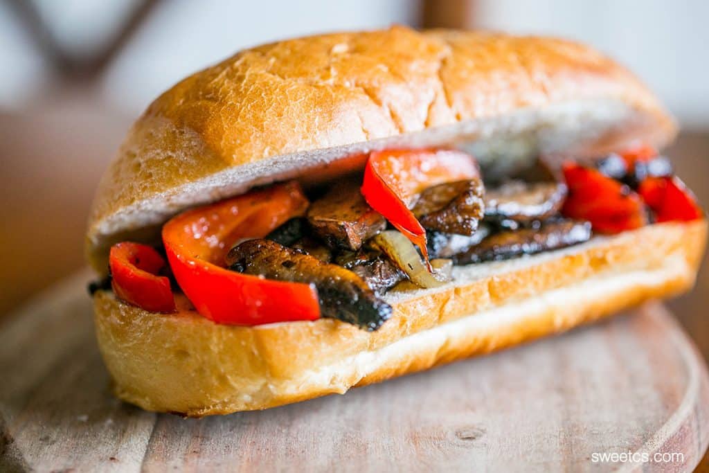 These portobello philly hoagies are so delicious - vegan meals that are totally craveable!