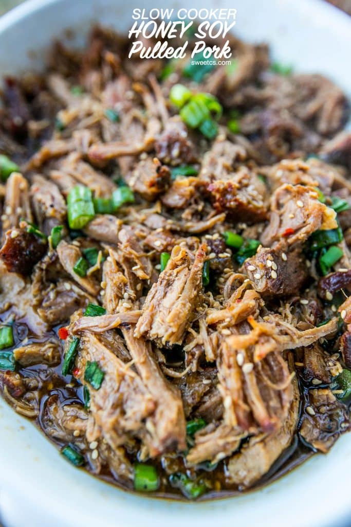 This asian inspired pulled pork recipe has so much flavor and is so easy!