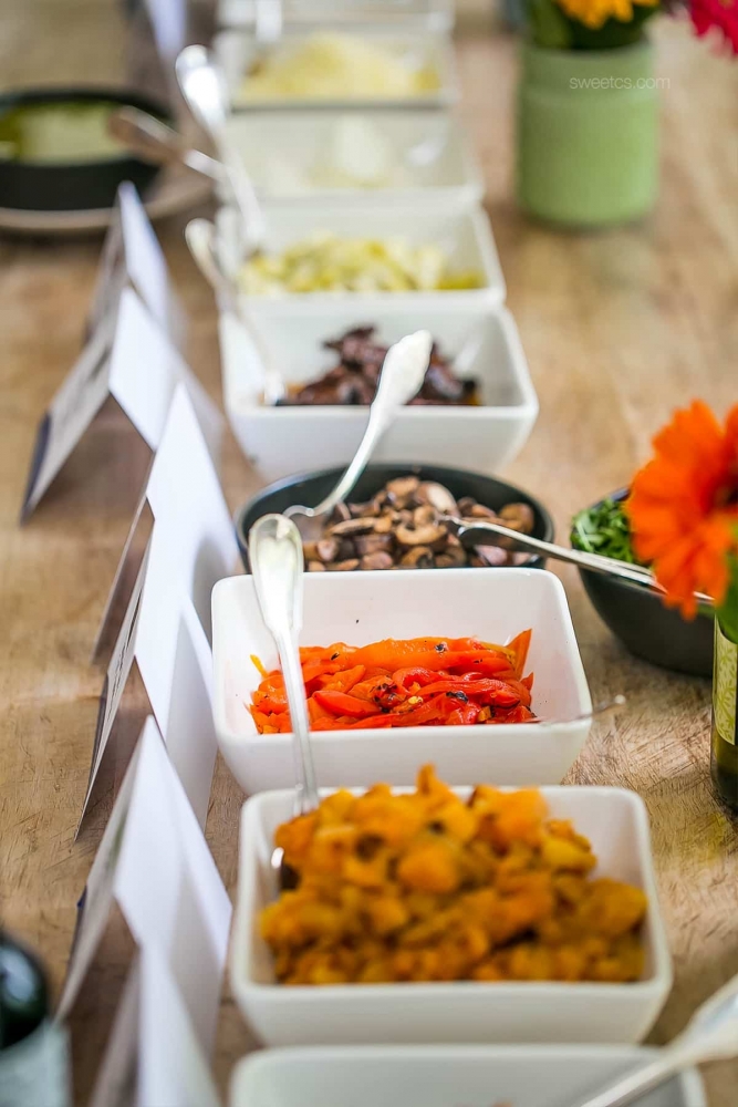 DIY Flatbread Pizza Party + That Time I Cooked With Tiffani Theissen