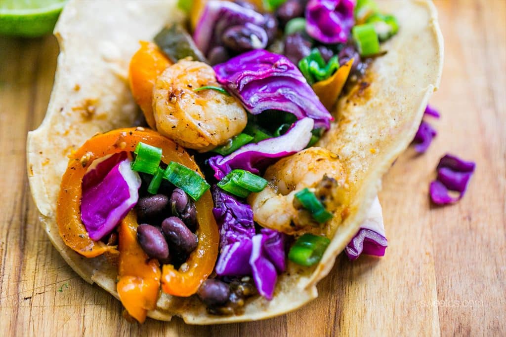 Roasted habaneros and tomatillos - this delicious taco is perfect and so amazing!