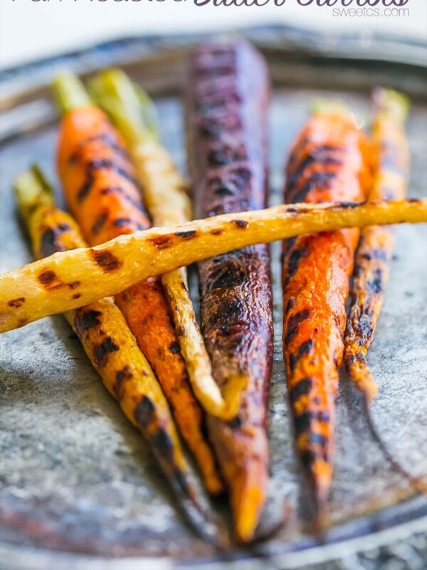 Roasted butter carrots.