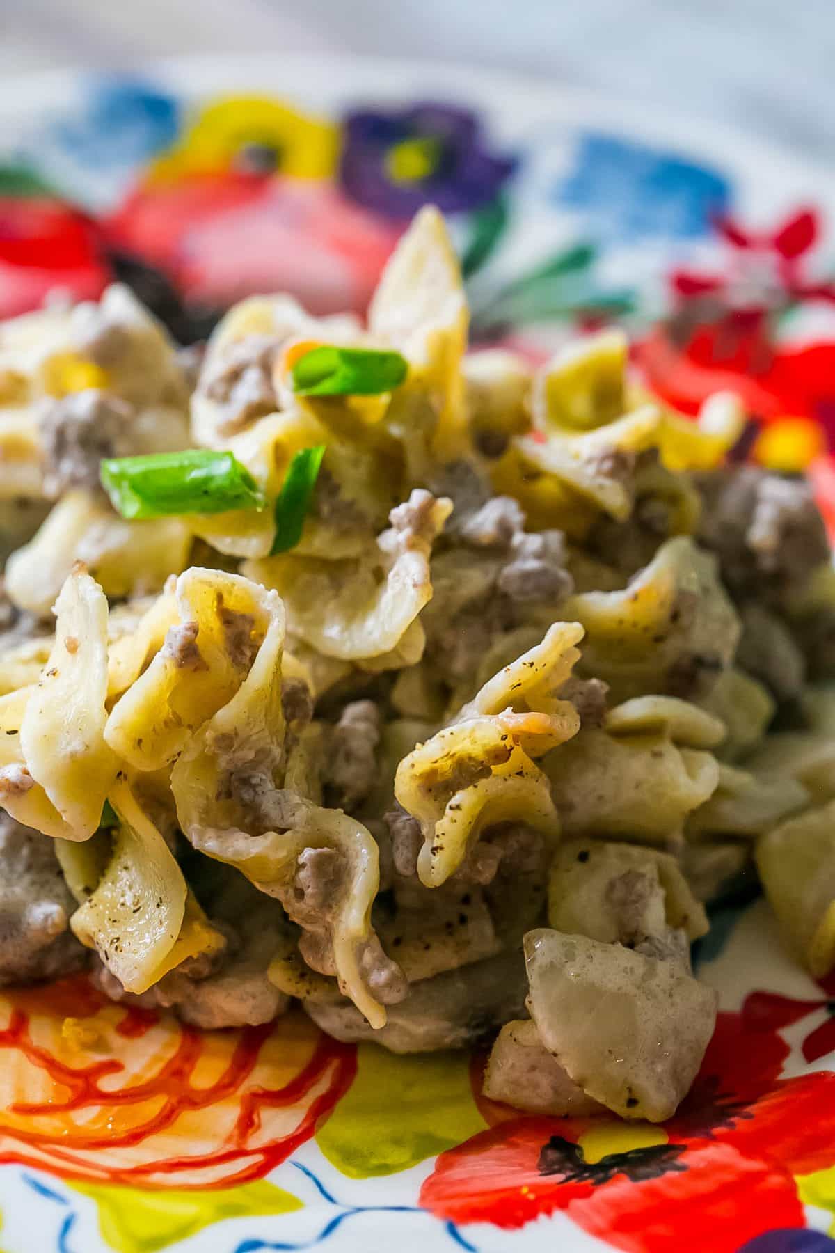 One Pan Beef Stroganoff