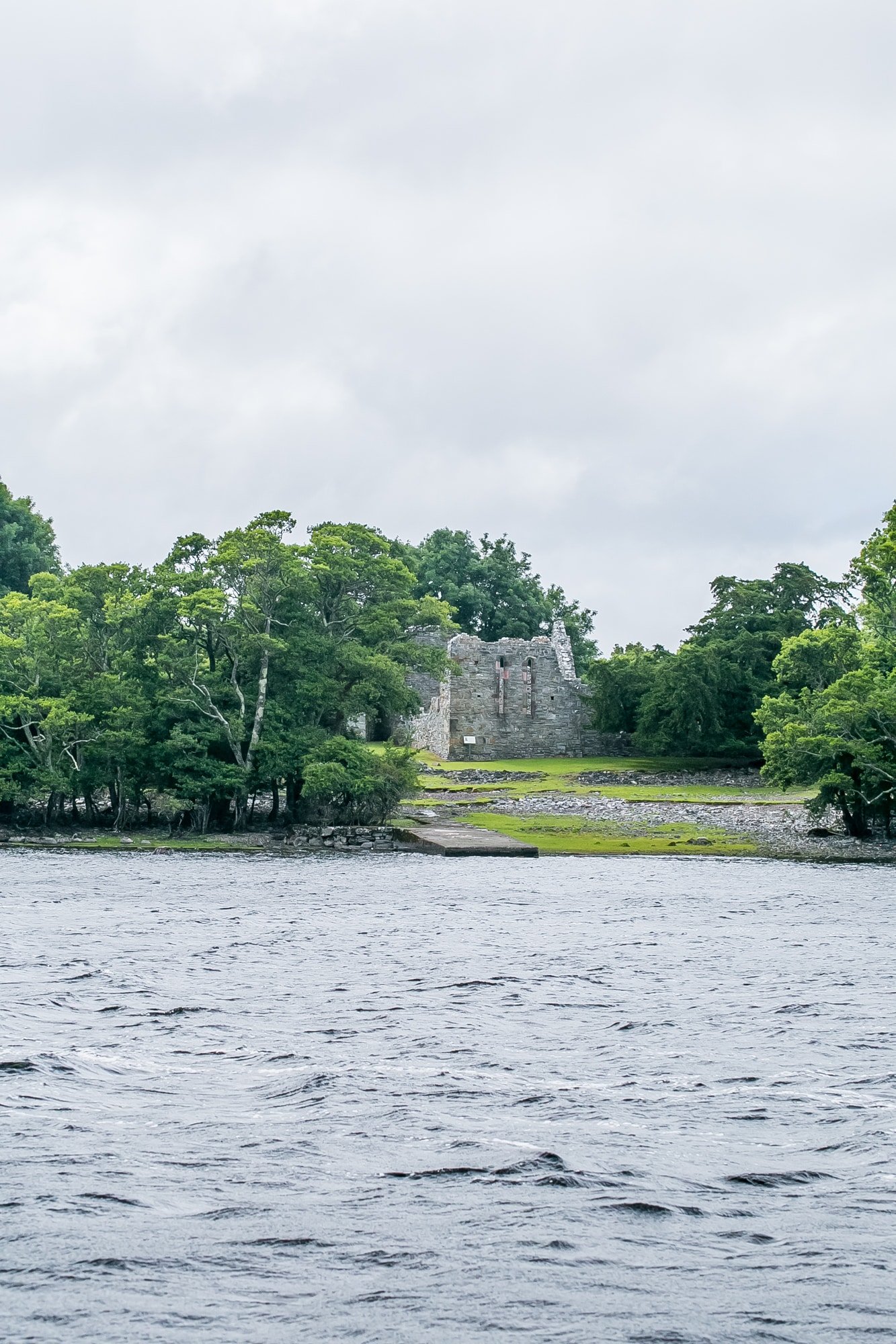 Innisfallen ruins, Killarney National Park Ireland