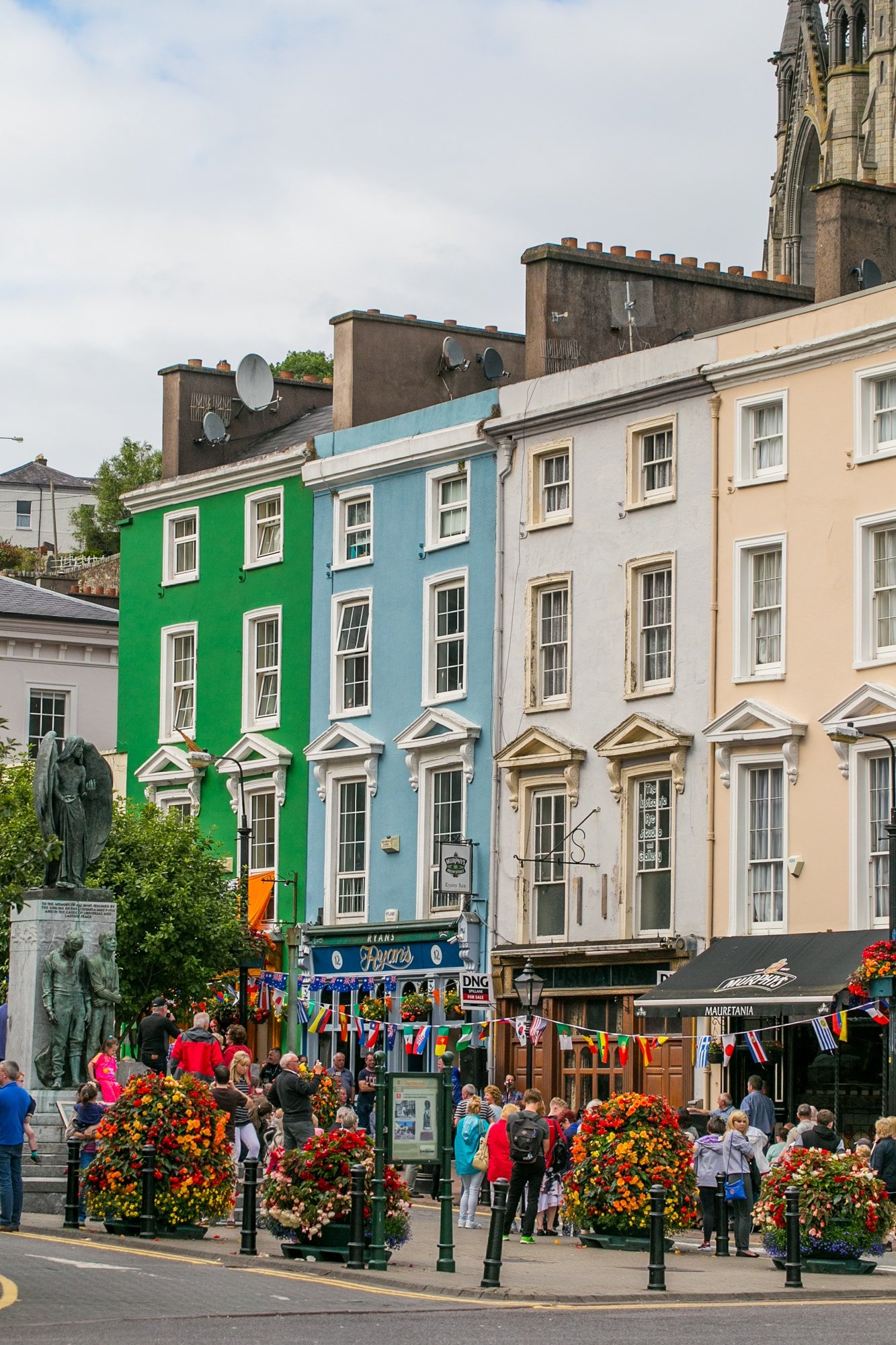 Colorful homes, Cobh Ireland