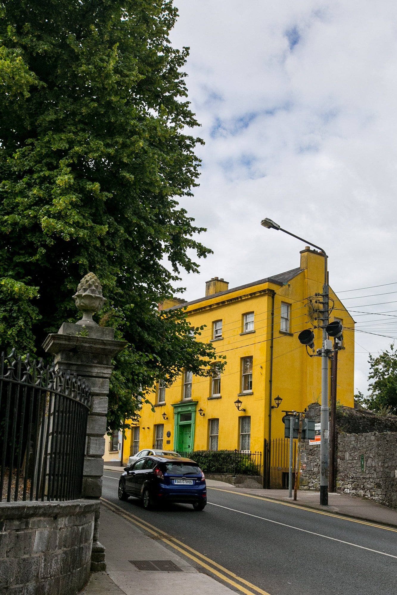 bright yellow house, Cork Ireland