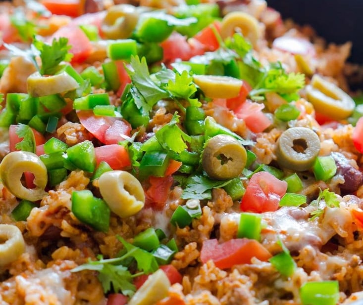 Mexican Beef and Rice Skillet ⋆ Sweet C's Designs