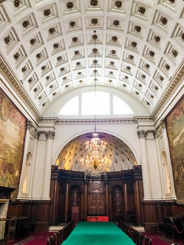 House of Lords inside the Bank of Ireland building