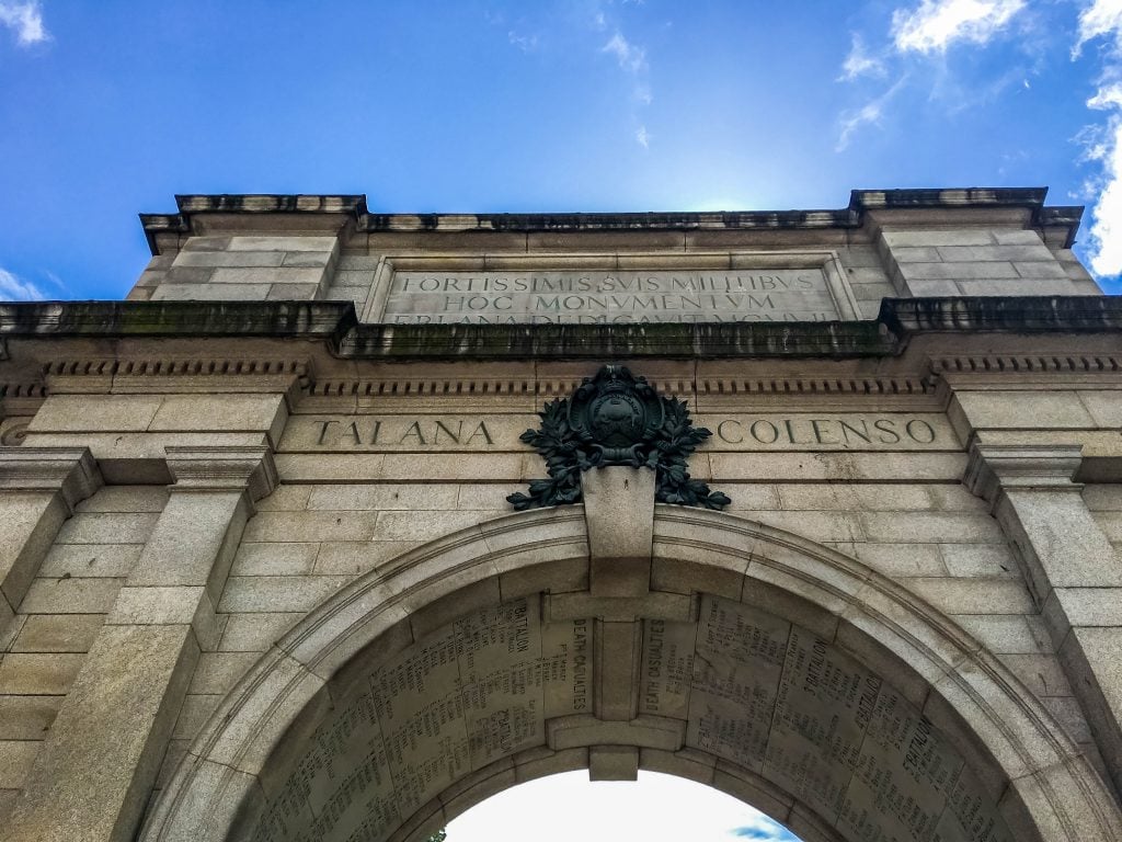 Arch, St Stephens GReen Dublin