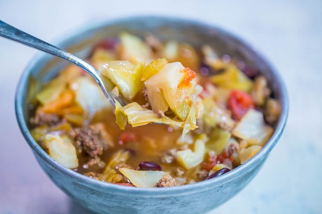 Hamburger Cabbage soup - this recipe is SO good! 