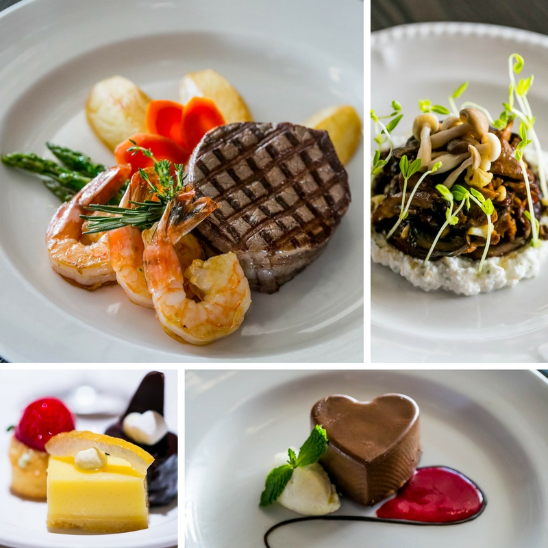 Gourmet dining on the Ruby Princess cruise ship