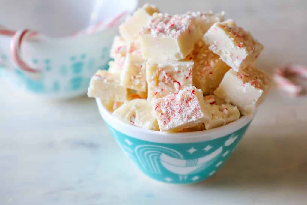 candy cane cake batter fudge just microwave for under 1 minute for this easy treat