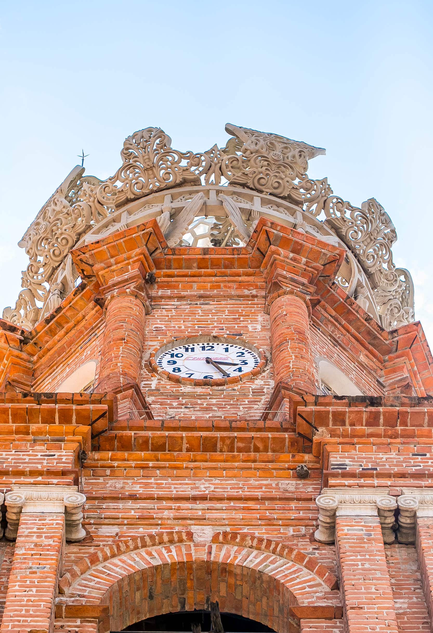 brick clock tower