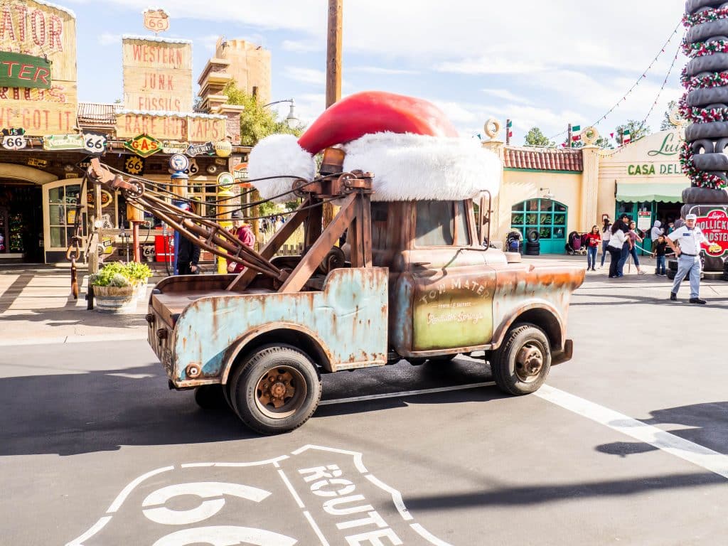 Christmas Mater, Disney's California Adventure