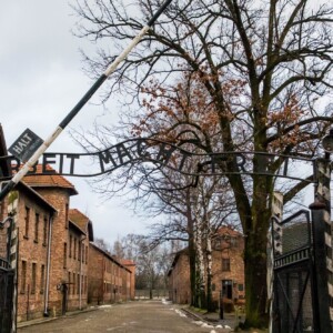 The gate to the Auschwitz concentration camp - a compelling reason to visit Poland.