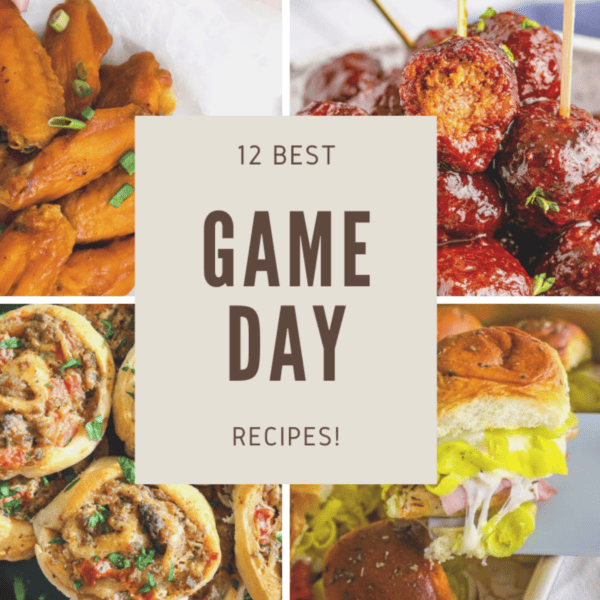12 best game day recipes. These Foods for Gameday will be perfect for your next sports gathering.