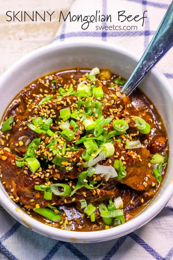 Skinny Mongolian Beef Instant Pot Paleo Whole 30 Friendly Sweet Cs Designs