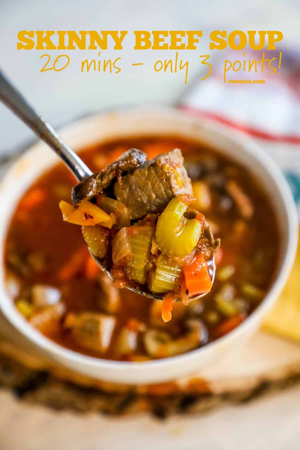 Instant Pot Skinny Steak Soup Sweet Cs Designs