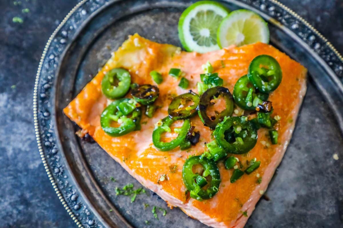 Honey Lime Jalapeno Salmon
