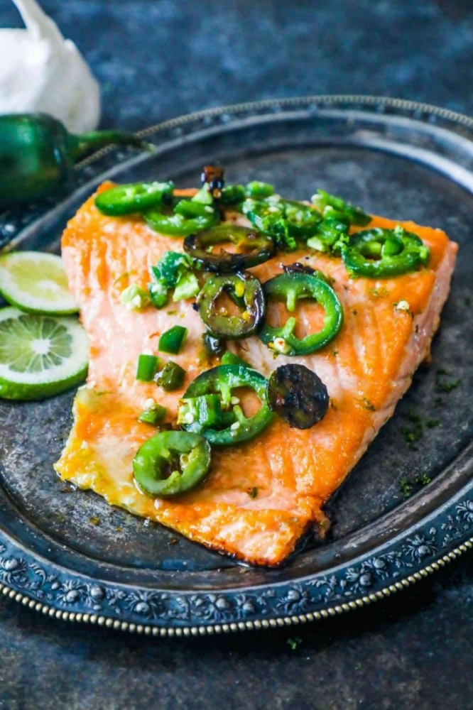 Honey Lime Jalapeno Salmon