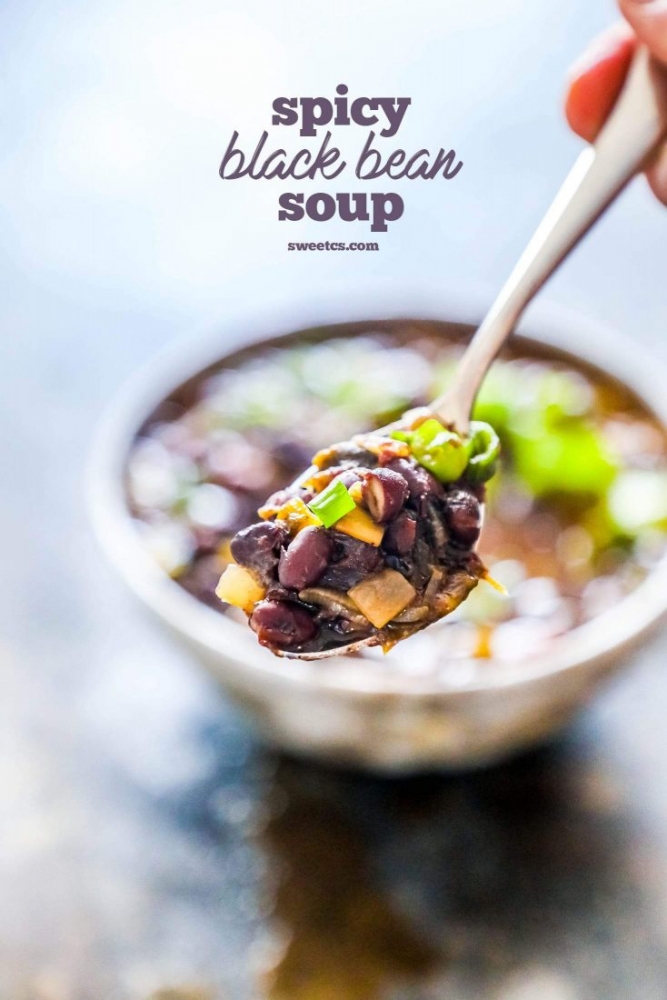 Spicy Black Bean Soup Sweet Cs Designs