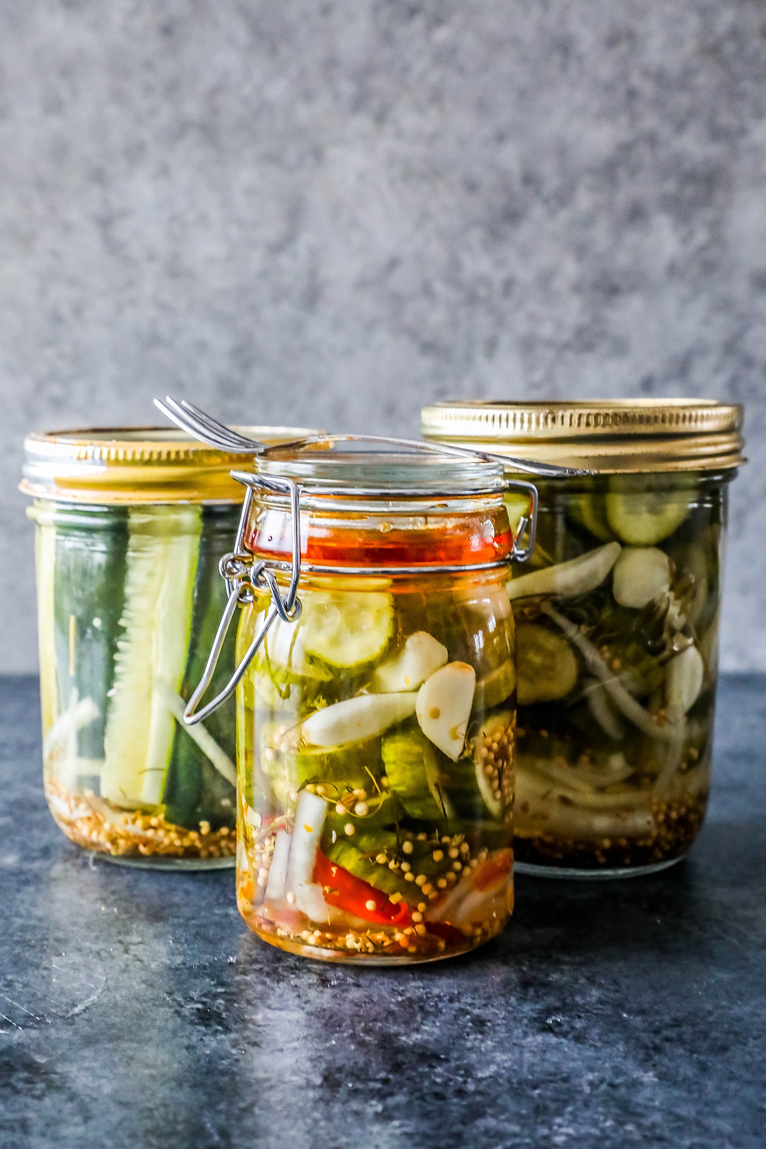 picture of pickles in a jar