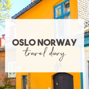Travel diary exploring Oslo, Norway.