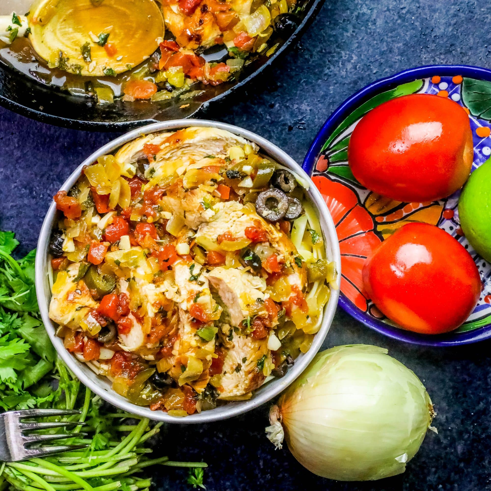 Spicy Tequila Lime Chicken Fettuccine ⋆ Sweet C's Designs