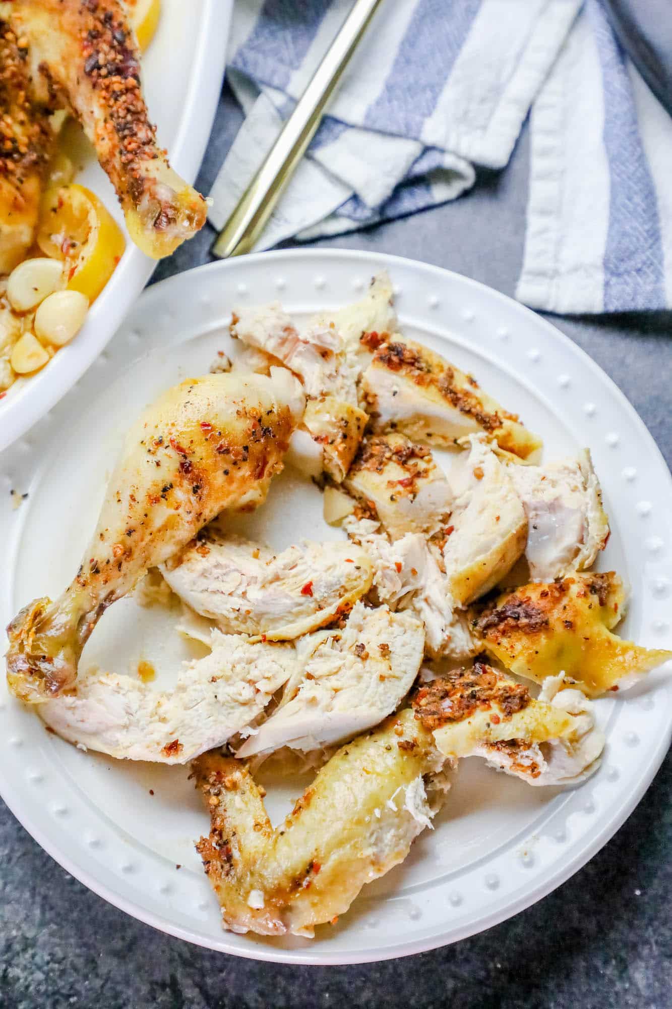 Easy Whole Roasted Montreal Chicken