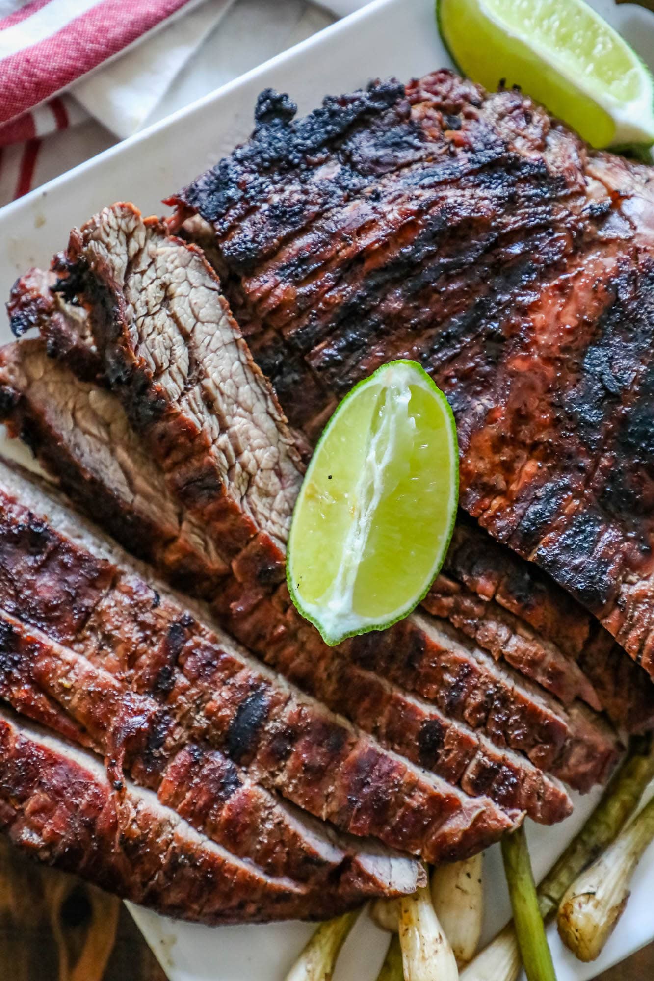 Spicy Grilled Flank Steak with Lime Sweet Cs Designs