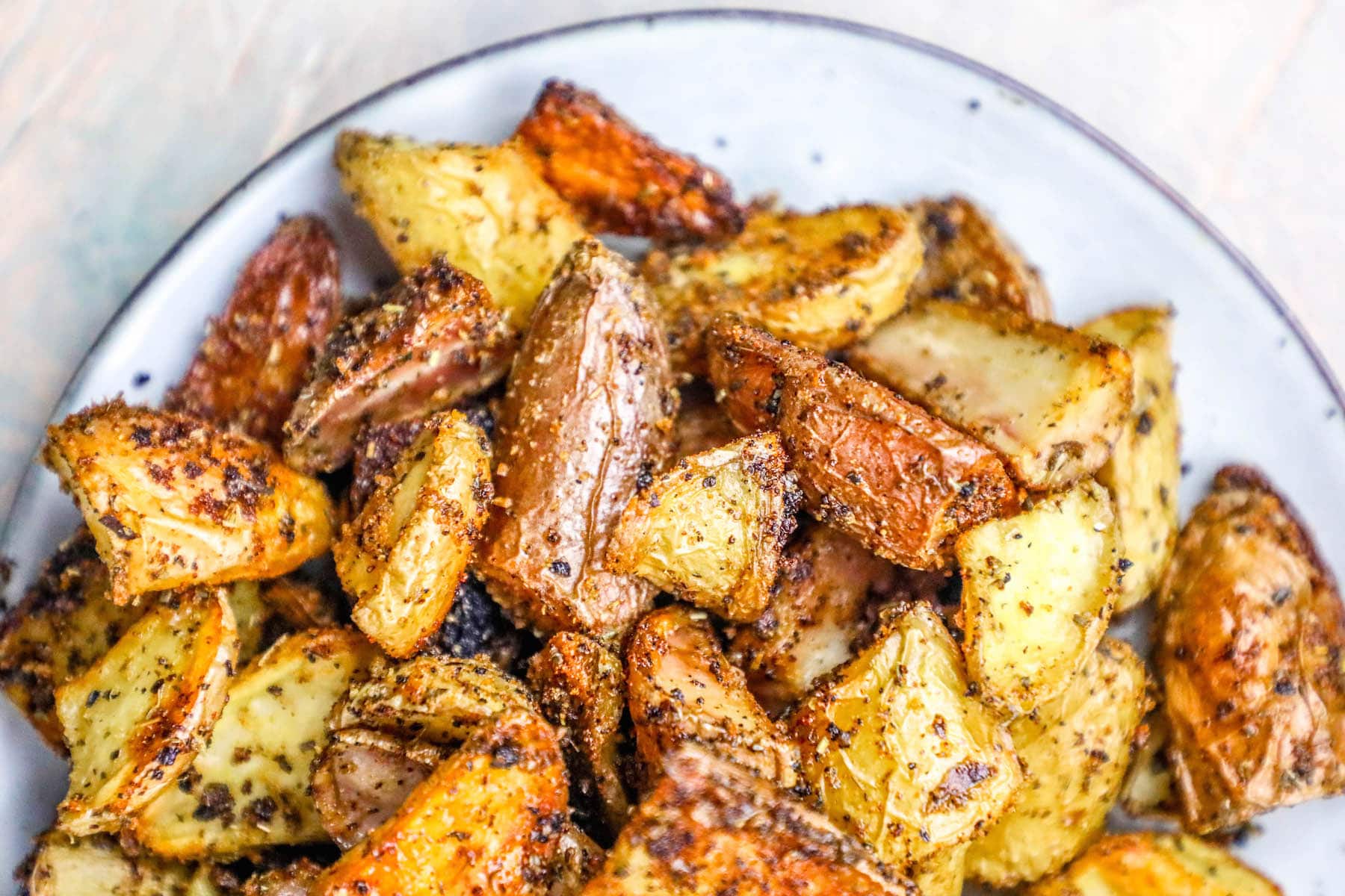 The Easiest Crispy Herbed Potato Wedges Thanksgiving Side Dish