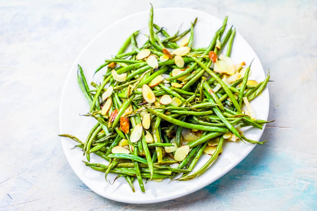 Sheetpan Roasted Green Beans Almondine Sweet Cs Designs