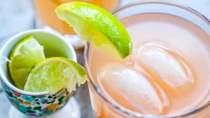 Mikes Hard Tropical Pink Lemonade Copycat Cocktail + Mocktail