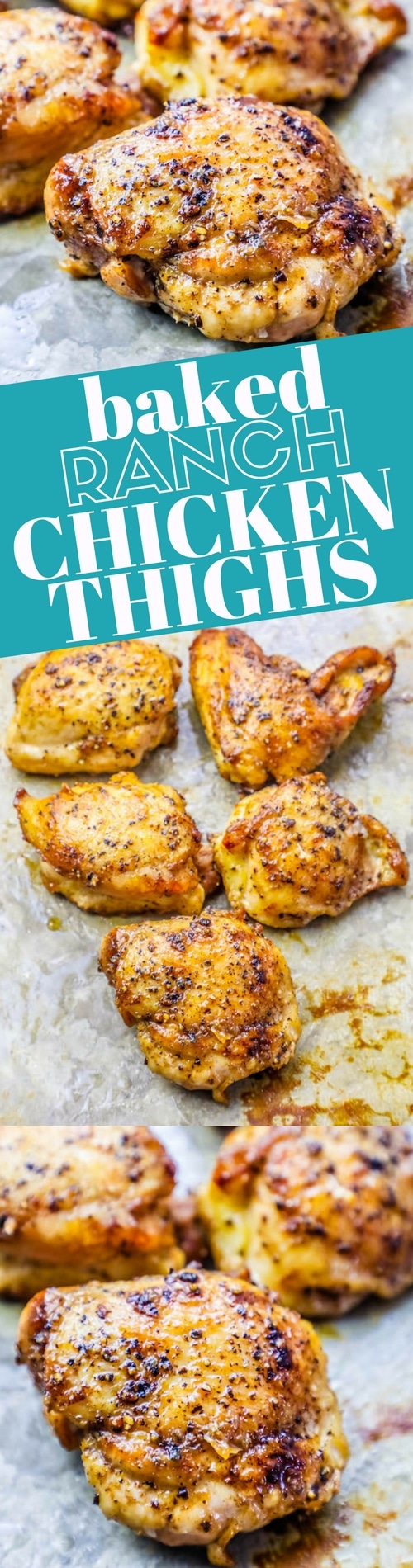 The Best Easy Baked Ranch Chicken Thighs Recipe - www.vrogue.co
