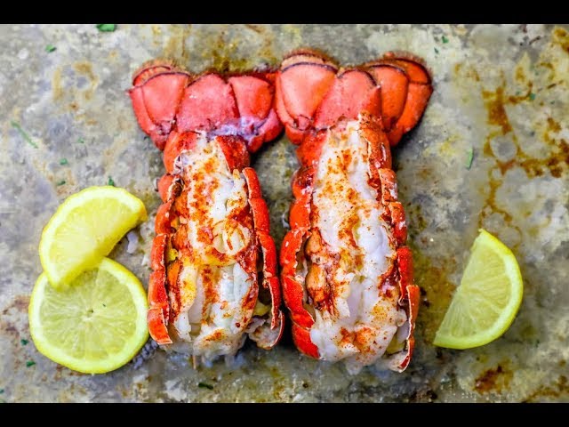 The Best Easy Broiled Lobster Tails Recipe - Oven Baked Lobster Tails
