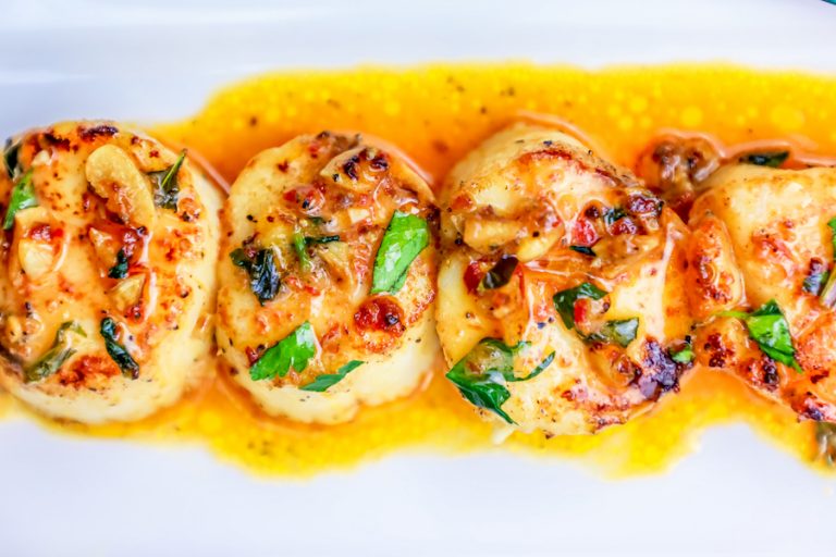 The Best 10 Minute Pan Seared Thai Chili Scallops Recipe