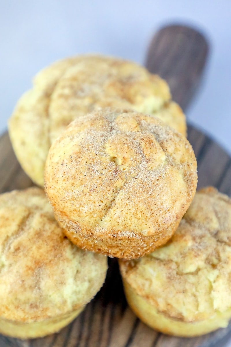 Mini Snickerdoodle Muffins (Cinnamon Sugar Muffins) - Averie Cooks